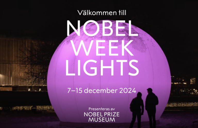 NOBEL WEEK LIGHTS ljusshow under hela veckan